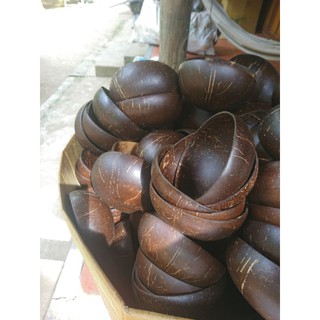 Chén gáo dừa đánh bóng