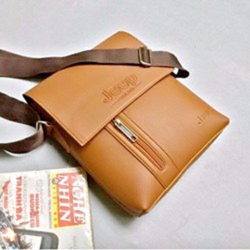 Túi da nam đeo chéo Jeep