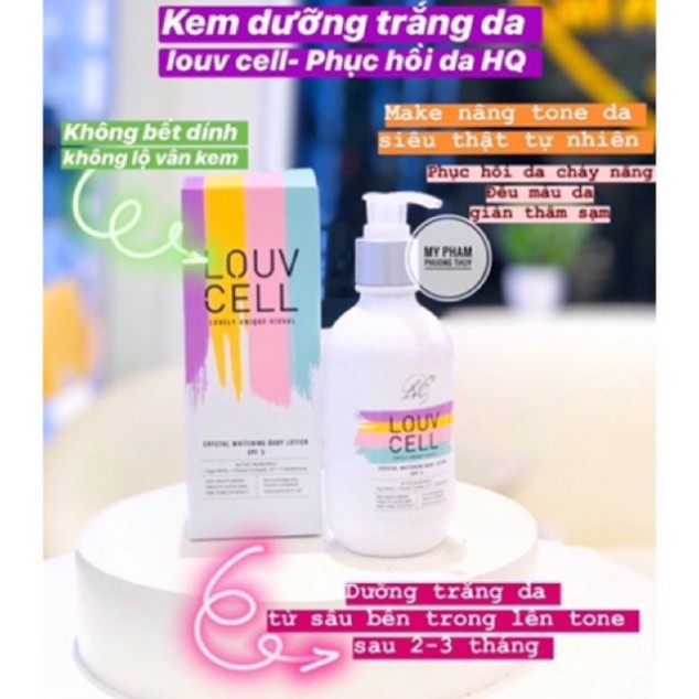 Body Louv cell-sữa dưỡng thể trắng da toàn thân. | BigBuy360 - bigbuy360.vn