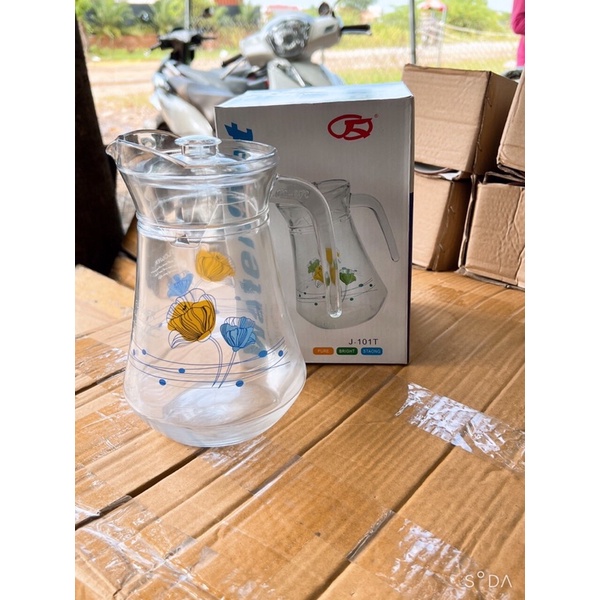 Bình nước thuỷ tinh 1.8L