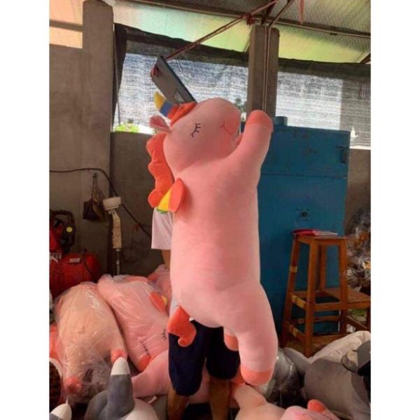 Gấu bông ngựa kỳ lân Pony gối ôm thú nhồi bông chất liệu mềm mịn gấu bông giá rẻ cao cấp bảo hành 6 tháng