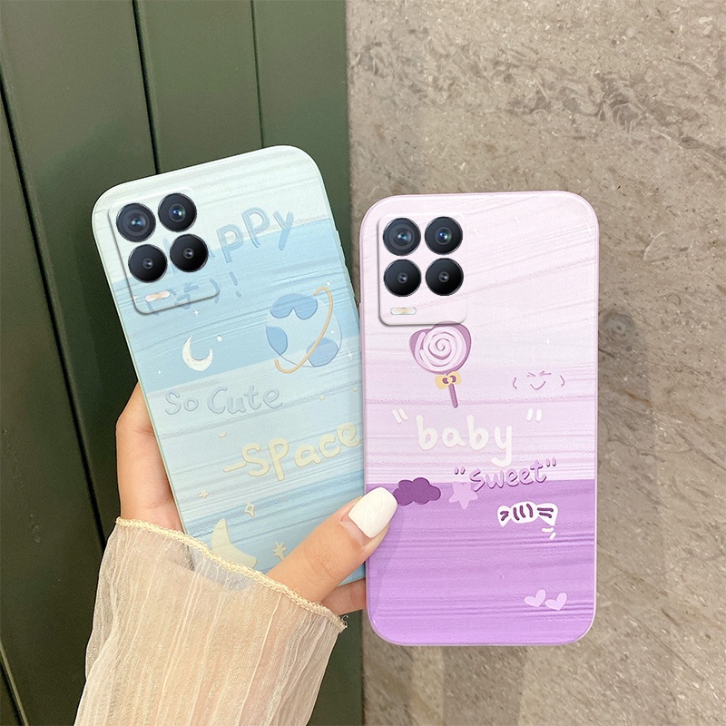 ốp lưng Realme 8 4G Ốp Lưng Realme 8 Pro Ốp Điện Thoại Viền Thẳng Họa Tiết Tranh Sơn Dầu Sáng Tạo