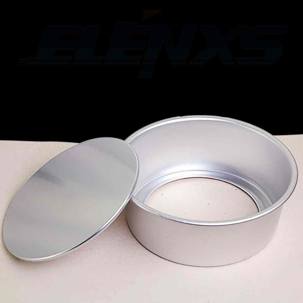 Bộ 3 khuôn làm bánh đế rời 2 inch bằng hợp kim nhôm chất lượng cao