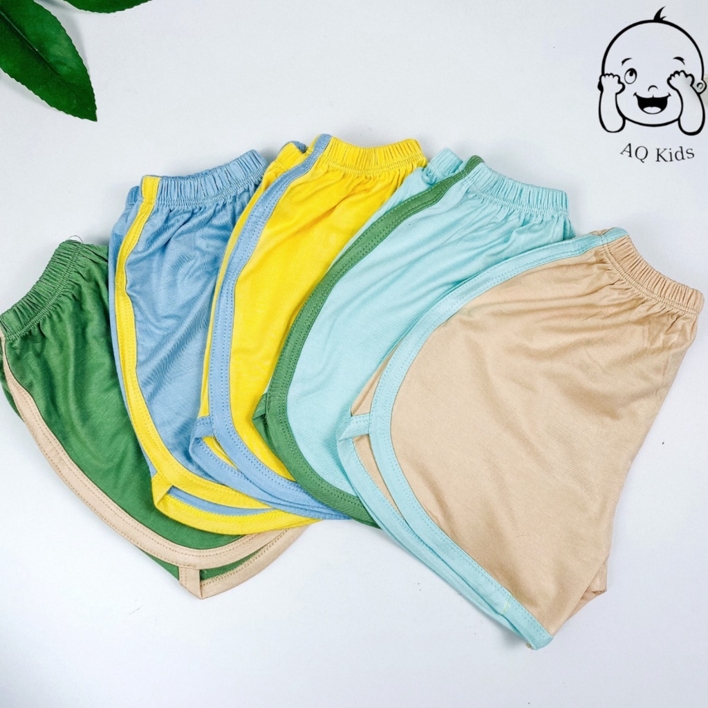 [[BÉ 8-22kg] Quần đùi, quần cộc cho bé trai bé gái thiết kế phối viền bắt mắt vải minkymom Unibaby Shop