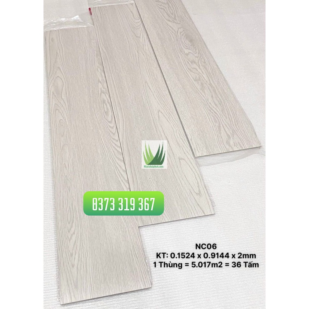 combo 10m2 sàn nhựa giả gỗ mã Nc 06