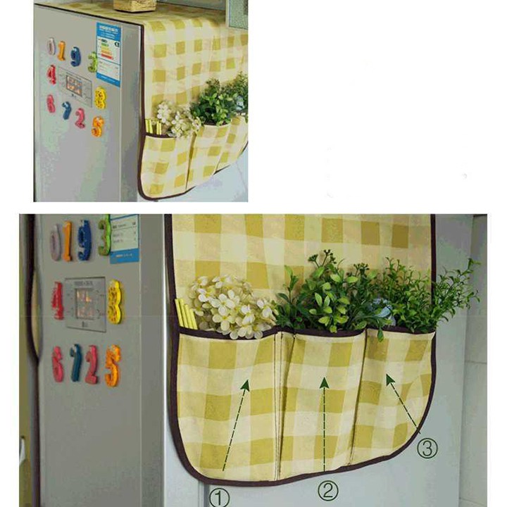 Tấm phủ trùm tủ lạnh vải không dệt có túi đa năng tiện dụng chống thấm nước bụi bẩn  youngcityshop 30.000