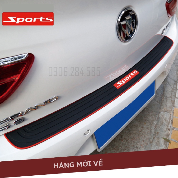 Nẹp chống trầy cốp cao su thể thao cho các dòng xe - 1 tấm.