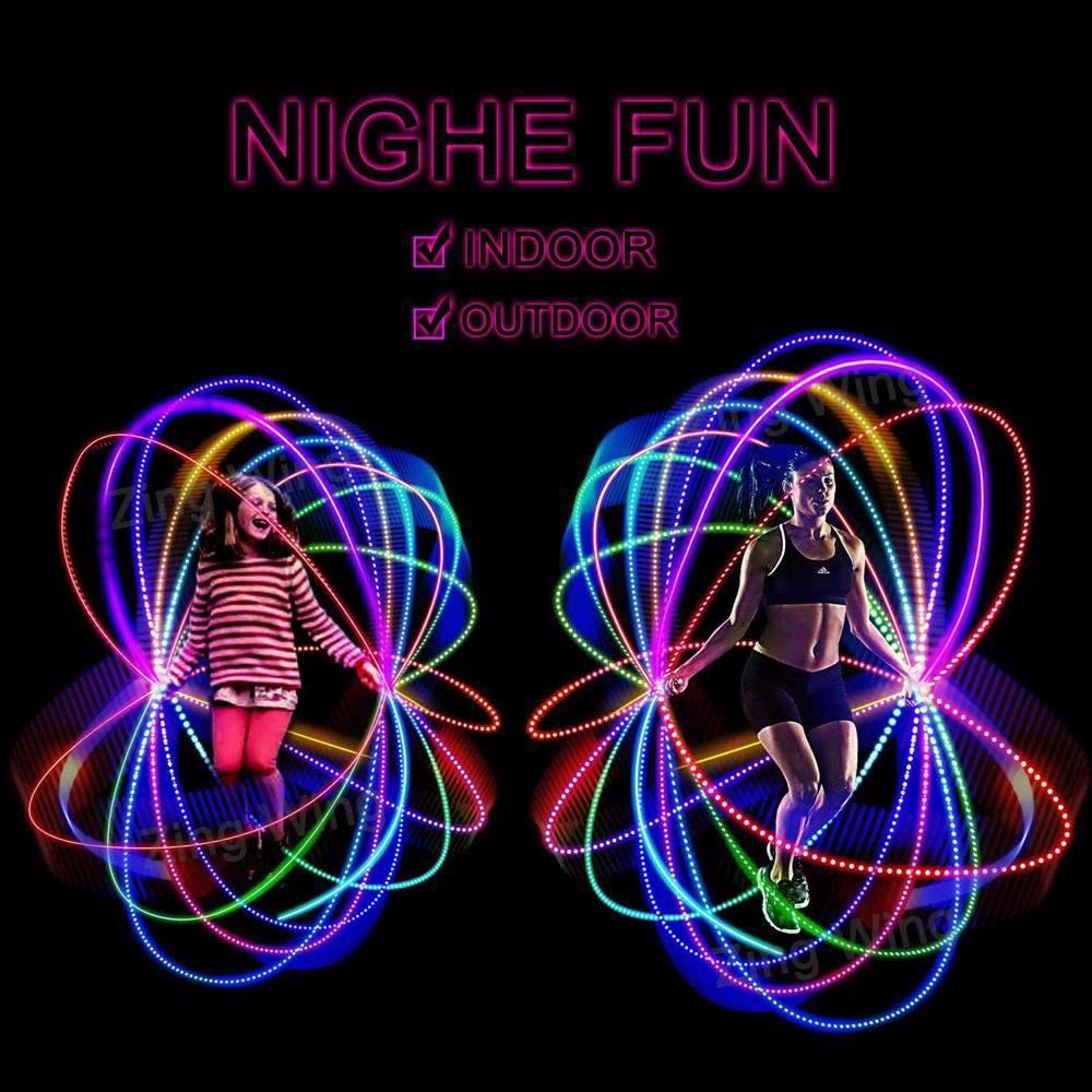 Dây Nhảy Gắn Đèn Led Màu Sắc Ngẫu Nhiên Cho Bé