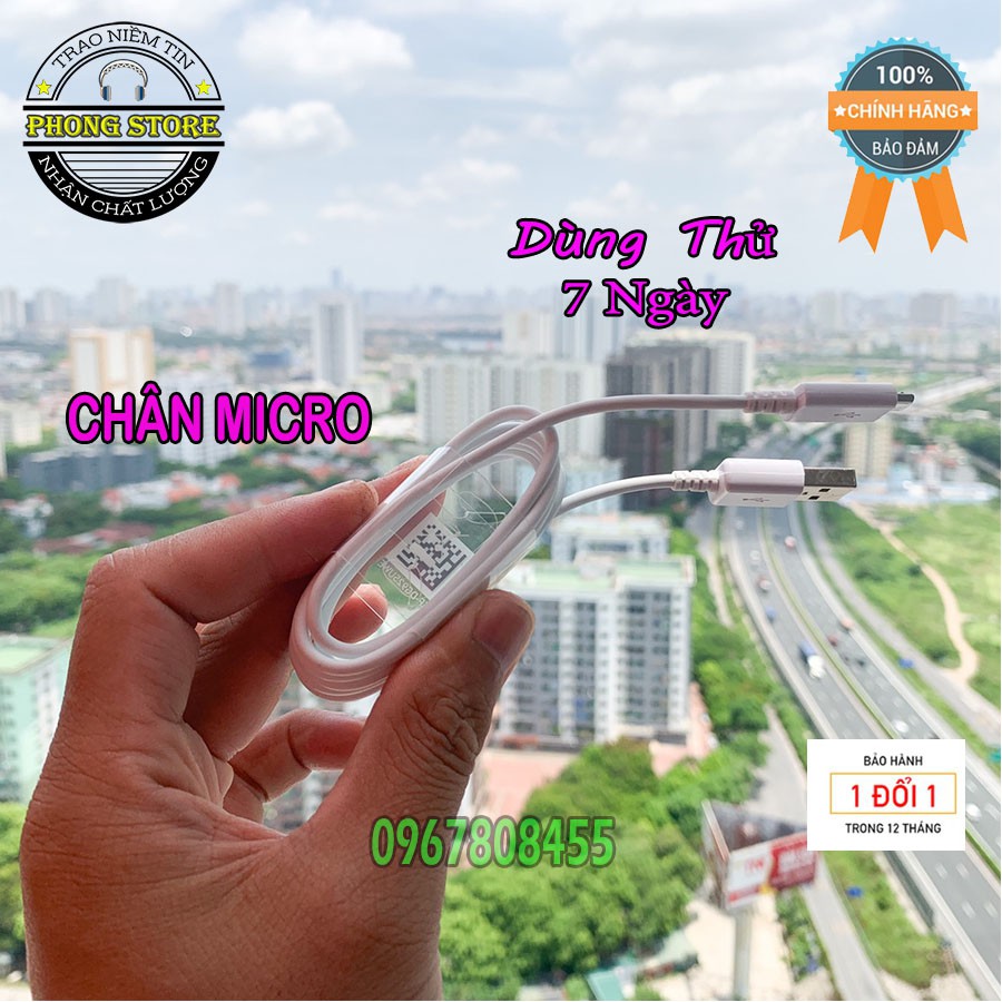 Dây cáp sạc micro usb cho điện thoại Note 5, s6, s7 edge, j7. dây sạc android 2a - phong store