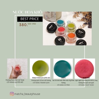 Nước hoa khô Lush UK