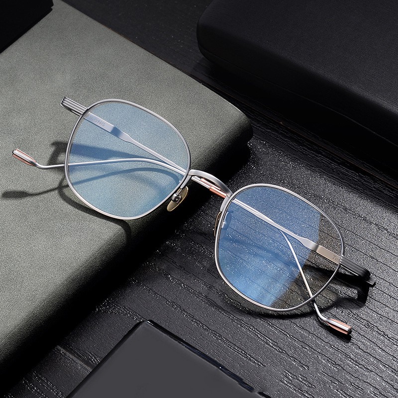 Gọng Kính Cận Titanium Unisex Hot trend Cao Cấp Fullbox_G.M TOM 22_bảo hành 6 tháng