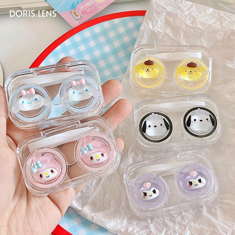 Khay Gương Đựng Lens Và Bộ Dụng Cụ Đeo Kính Áp Tròng DORIS.LENS - Melody Trong Suốt