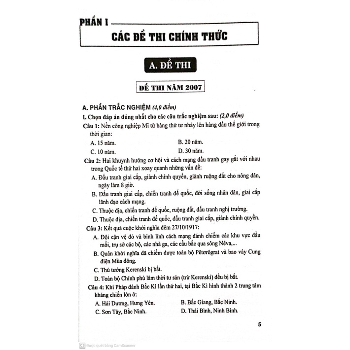 Sách Tuyển Tập 25 Năm Đề Thi Olympic 30 Tháng 4 Lịch Sử 11 - HAB