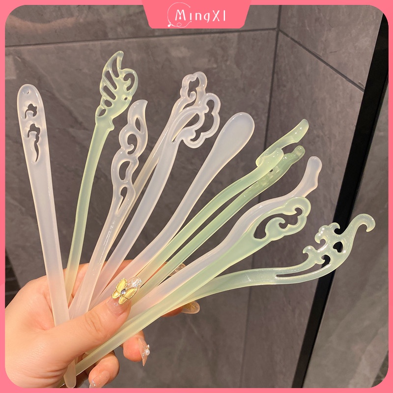 Trâm Cài Tóc Nhựa Resin Đơn Giản Thời Trang Trung Hoa Cho Nữ