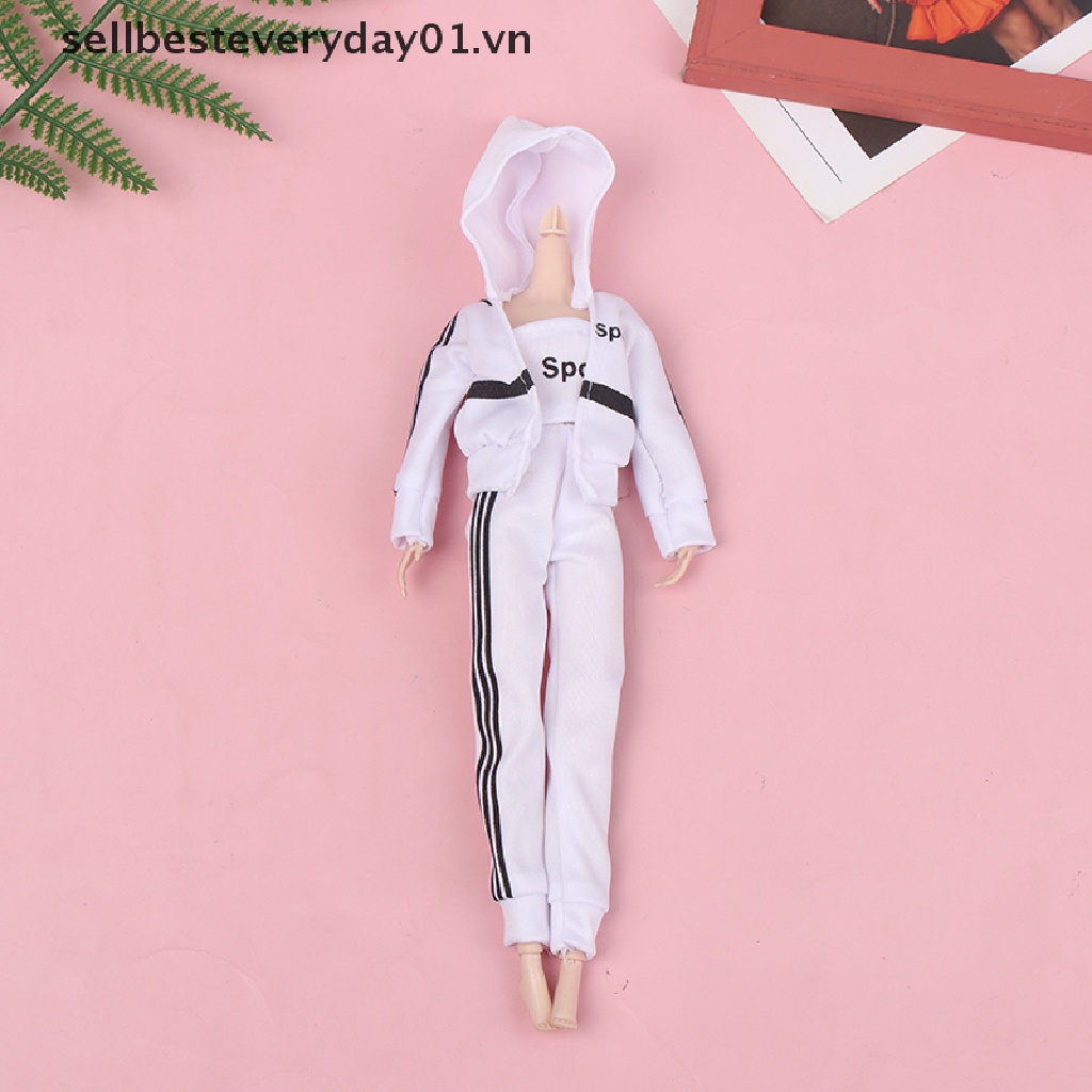 Set đồ thể thao 3 món thời trang cho búp bê tỉ lệ 1/ 6 30cm