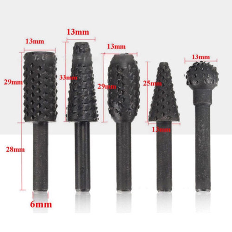 Bộ 5 Mũi Khoan 1 / 4 "Chuyên Dụng Cho Điêu Khắc Gỗ
