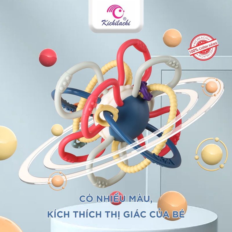 Quả cầu gặm nướu , các vòng đều là silicon hàng cao cấp bé sơ sinh