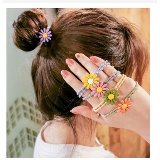DÂY CHUN BUỘC TÓC HOA CÚC Daisy SIÊU XINH,PHỤ KIỆN CỘT TÓC