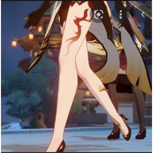 Hình xăm dán Ningguang dùng một lần Cosplay