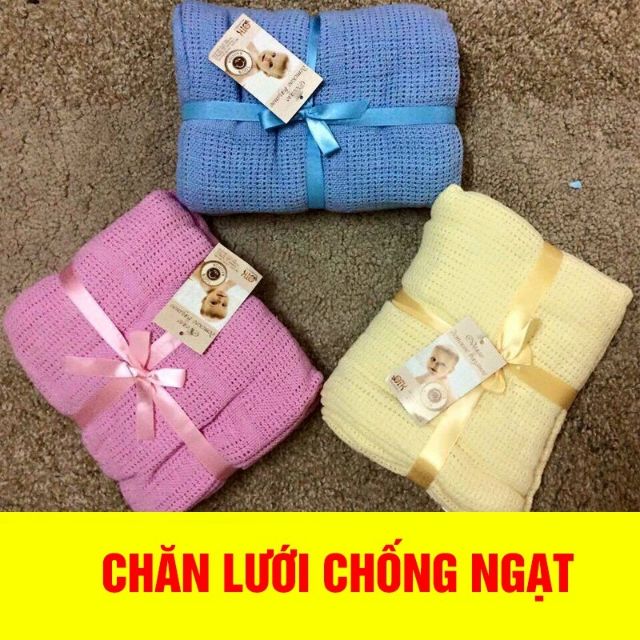 Chăn lưới 4 mùa chống ngạt thông thoáng đa năng cho bé/trai-gái