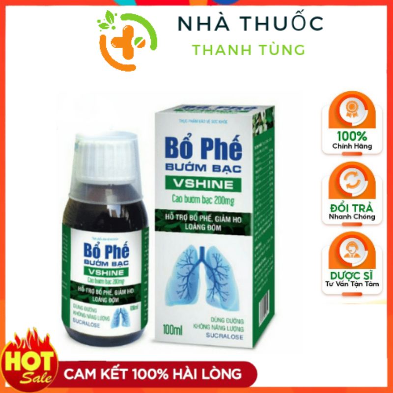 Bổ Phế Bướm Bạc Vshine 100ml - Bổ phế vshine