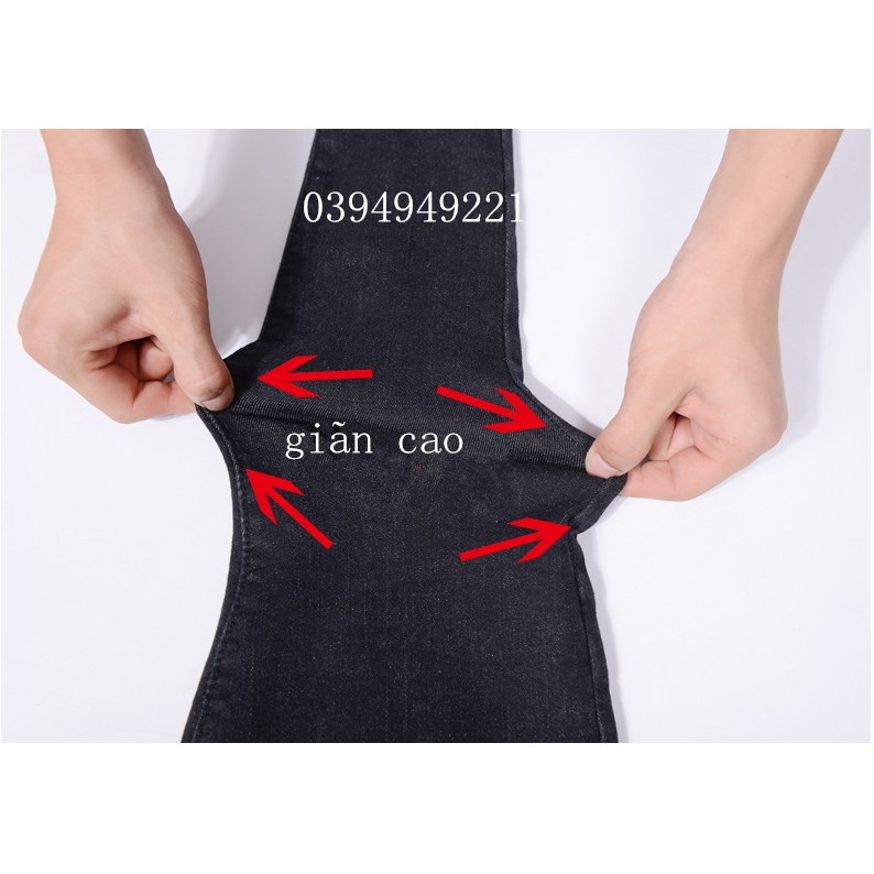 (Có bigcsize)Quần jean nữ lót lông chất cao cấp cạp cao giãn chính hãng Yiwoyi | BigBuy360 - bigbuy360.vn