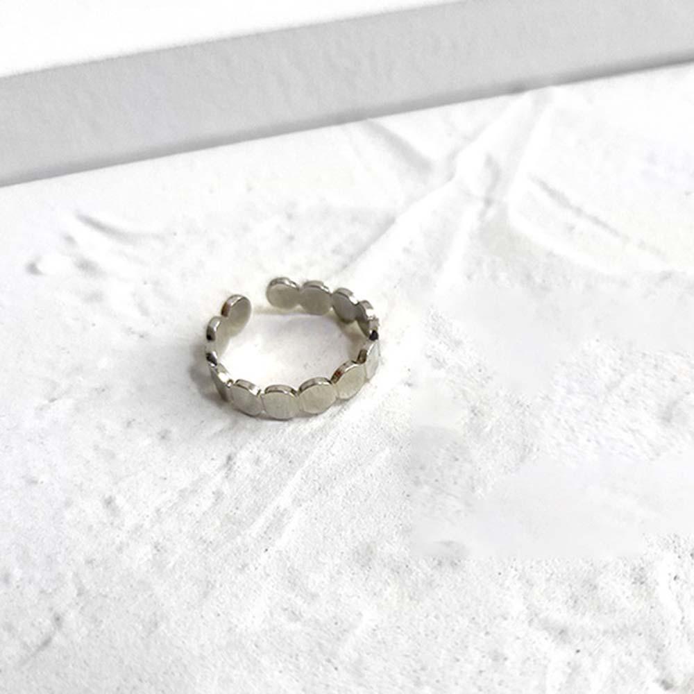 Nhẫn Hở Họa Tiết Hình Học Thời Trang Hàn Quốc Có Thể Điều Chỉnh