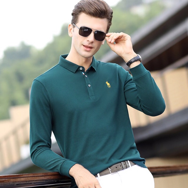 ÁO PHÔNG DÀI TAY  POLO NAM | BigBuy360 - bigbuy360.vn