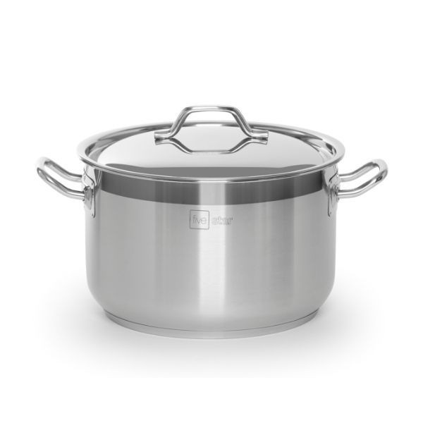 Nồi inox 3 đáy cao cấp FiveStar Standard N28-3D bếp từ nắp inox  inox 430 xịn HÀNG CHÍNH HÃNG BẢO HÀNH 5 NĂM