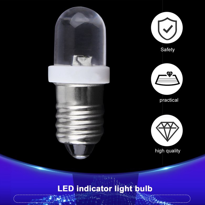 Bóng đèn trắng E10 24V DC chuyên dụng