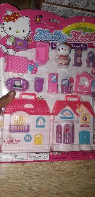 Sét Đồ chơi Nội thất Mèo Kitty bằng nhựa rất đẹp