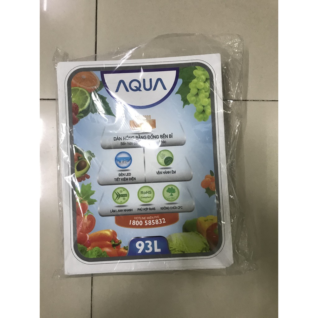 Miếng dán tủ lạnh mini Aqua - Tem dán tủ lạnh mini Aqua (mẫu 2)