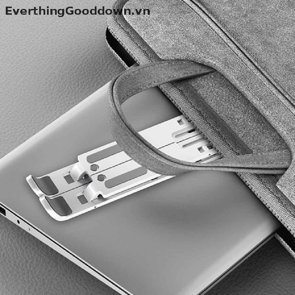 Everthinggooddown Giá Đỡ Laptop / Notebook / Máy Tính Bảng Bằng Hợp Kim Nhôm Có Thể Gấp