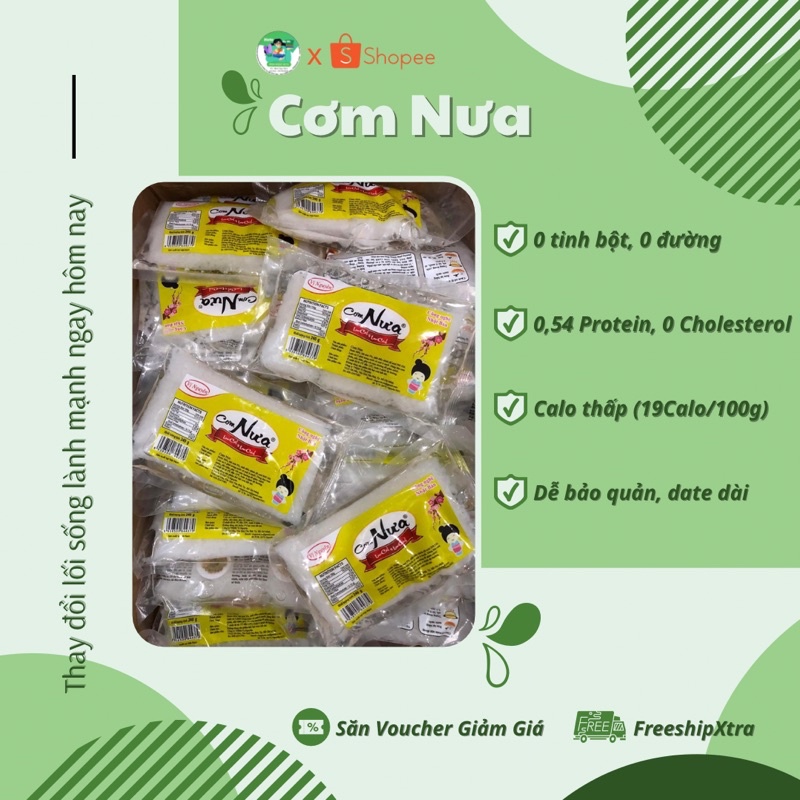 COMBO 10 Gói Cơm Nưa, Phở Nưa - For Keto/Das/Lowcarb