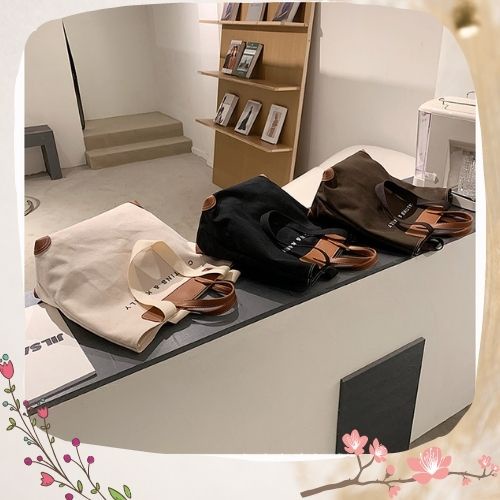 Túi xách nữ đẹp canvas, thời trang nữ, túi size to, dáng basic, đựng được nhiều đồ, phong cách trẻ trung năng động