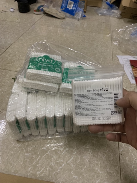 Tăm bông Niva Cotton Buds 100 que