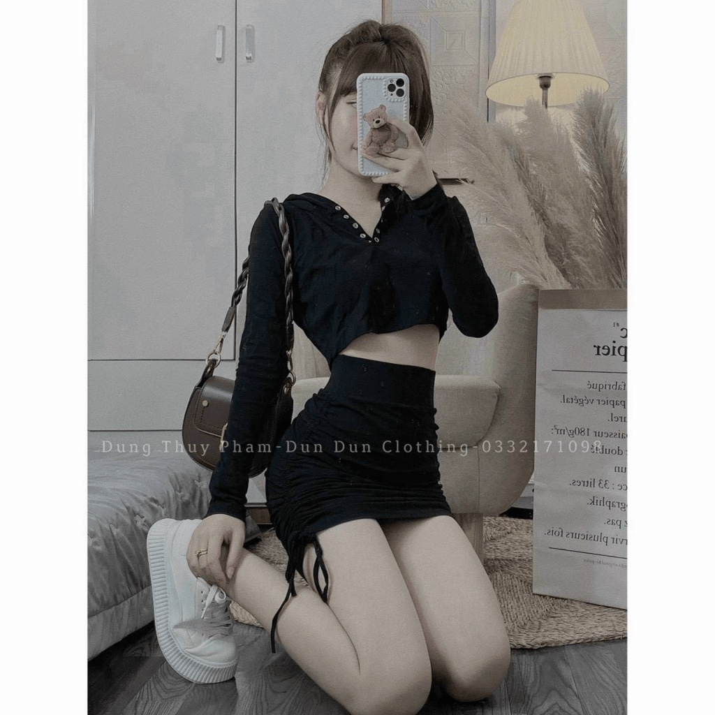 SÉT BODY NỮ CHÂN VÁY RÚT SƯỜN TÔN DÁNG SÁNG DA CỰC XINH TT