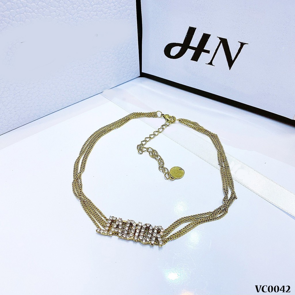 Vòng cổ choker nữ cao cấp bền màu sang trọng VC0042