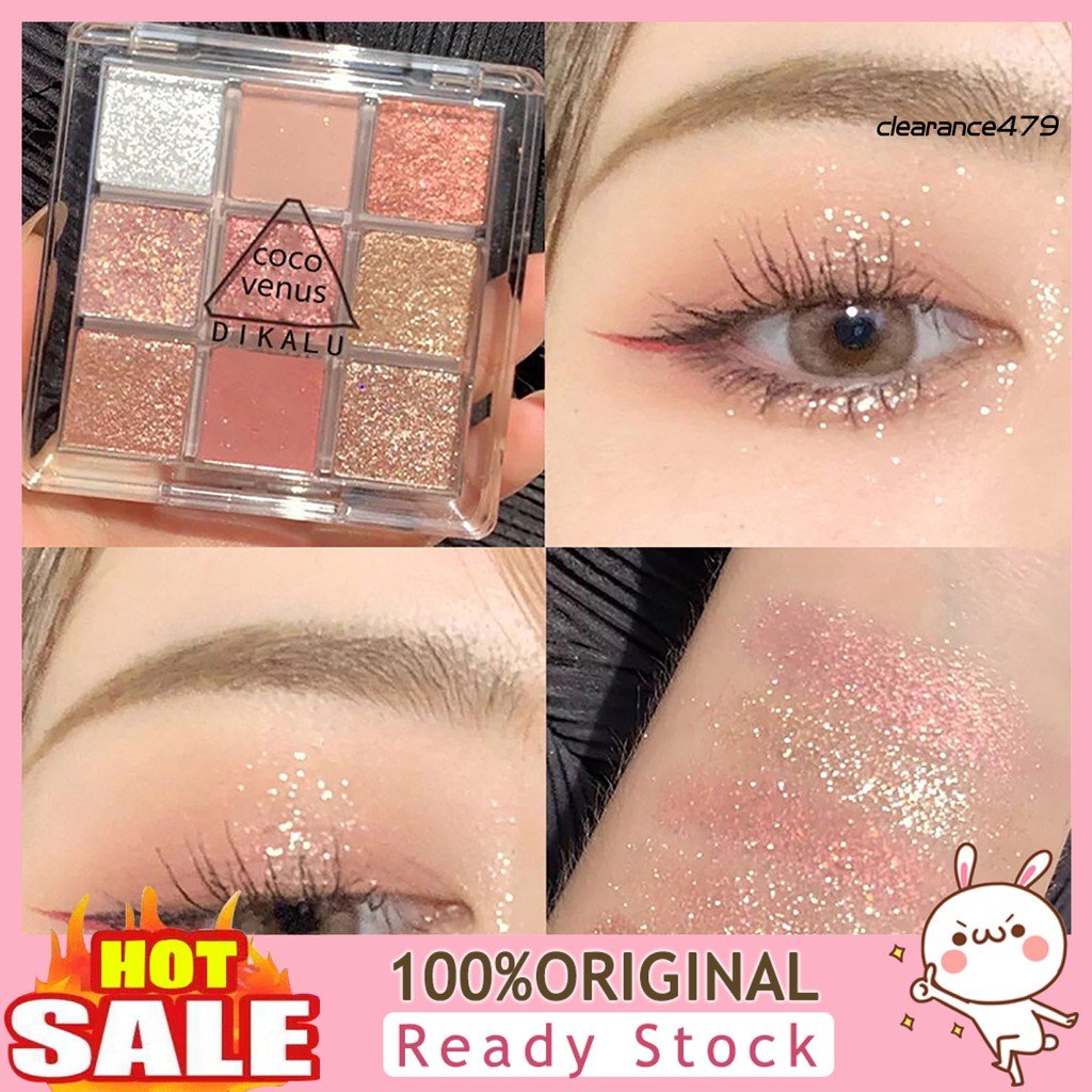 [Hàng mới về] Bảng phấn mắt 9 màu ánh ngọc trai lấp lánh lâu trôi trang điểm thời thượng | BigBuy360 - bigbuy360.vn