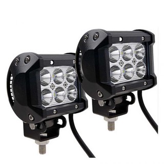 ĐÈN PHA PHỤ 6 BÓNG LED XE MÁY siêu sáng
