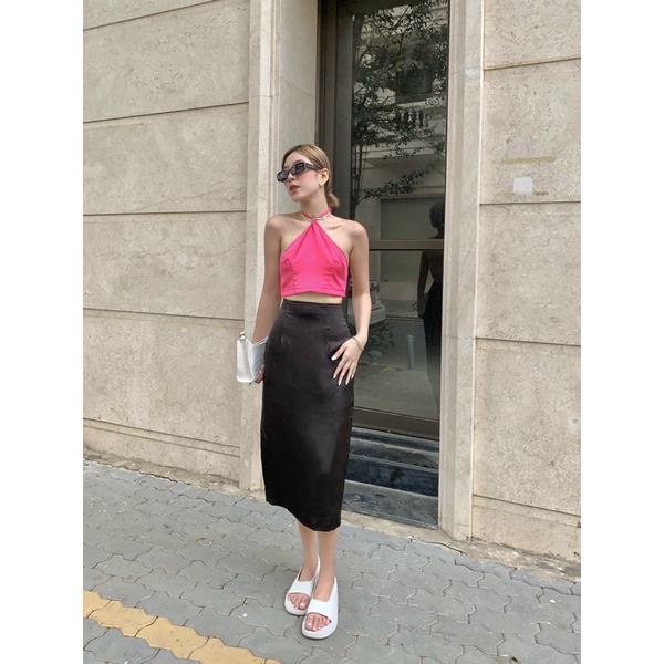 Chân Váy Lụa Xẻ Tà 2 bên LADY STYLE & OUTFITS | BigBuy360 - bigbuy360.vn