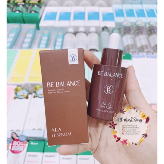 [DUTY FREE] HUYẾT THANH ALA BE'BALANCE AMPOULE -SERUM TÁI TẠO DA BEBALANCE