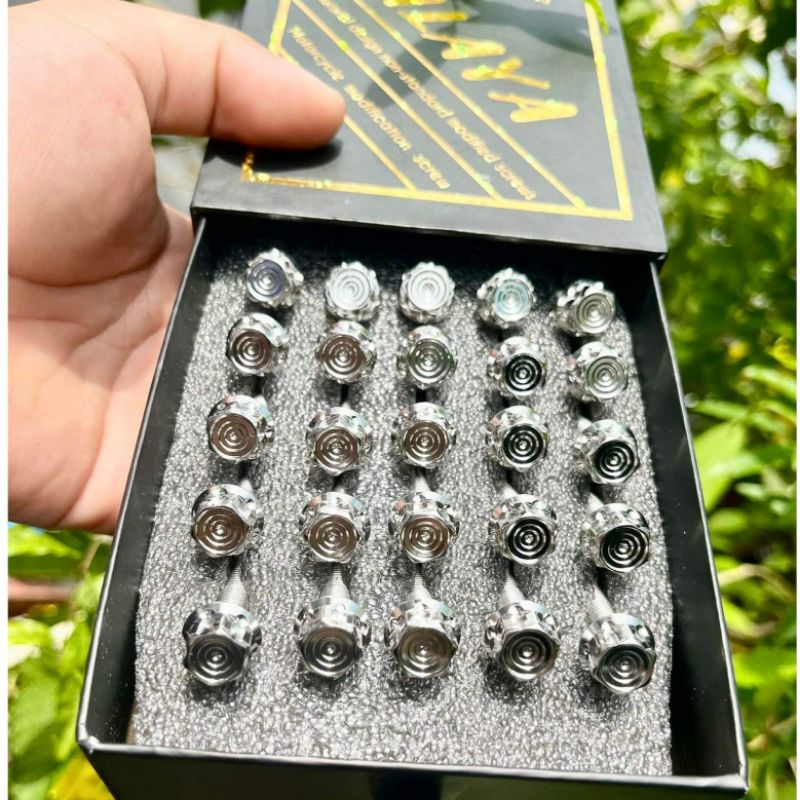 COMBO Bộ Ốc Lốc Máy Mẫu Thái Inox 304 Chính Hãng Dành Cho Nhiều Dòng Xe Máy