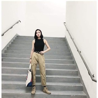 Quần kaki túi hộp