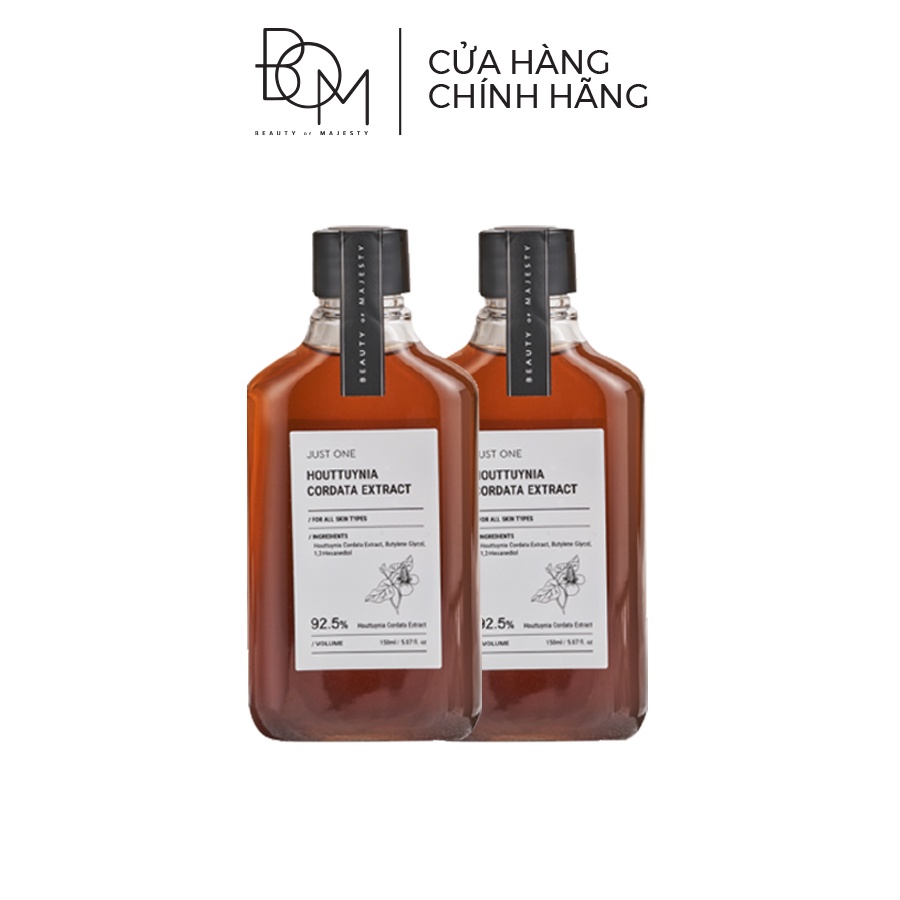 Combo 2 Chai Nước Cân Bằng Chiết Xuất Diếp Cá BOM Just One 300ml