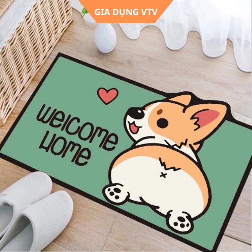 Thảm lau chân để nhà bếp, nhà tắm, cửa nhà hay ban công dùng lau chân, chùi chân chống trượt, Thảm trải bếp nhà tắm