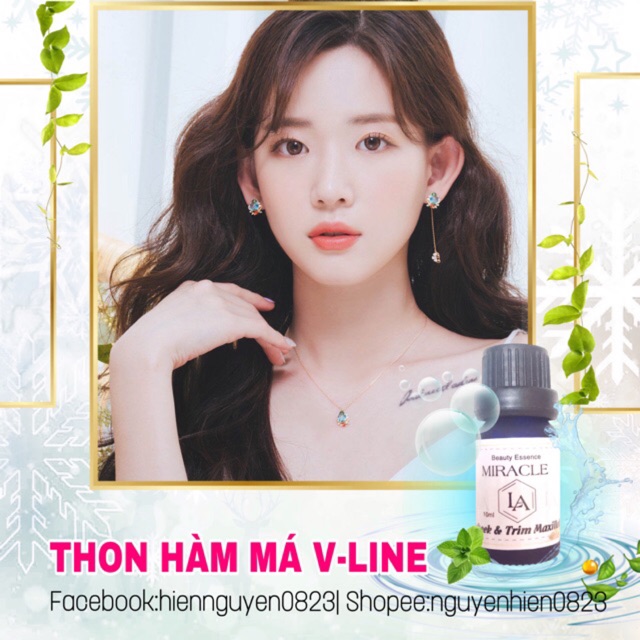 Tinh chất thon hàm má, thu xương quai hàm, hạ gò má cao