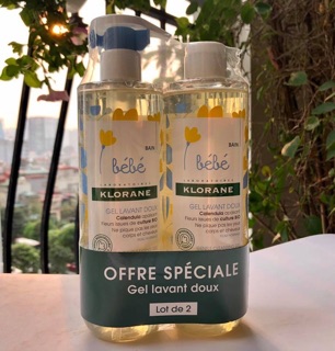 Sữa tắm gội cho bé Bebe Klorane của pháp 500ml