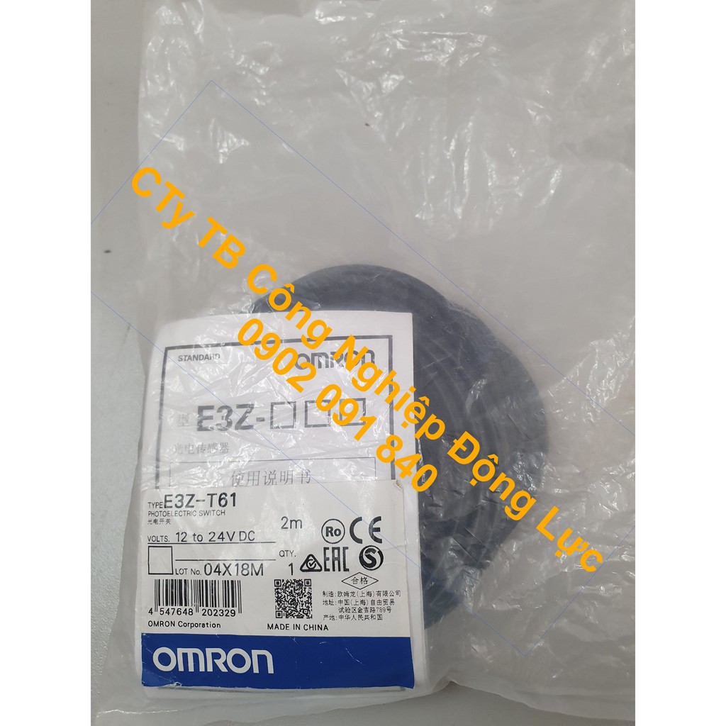 Cảm biến sợi quang OMRON E3Z-T61 - Sensor sợi quang ( cảm biến ánh sáng ) Hàng chính hãng