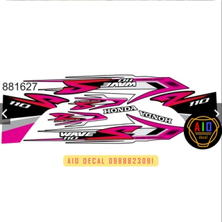 [Loại 1] Tem Rời Wave S 110cc Đủ Màu VIP1 (2017-2021)- Ảnh Thật (Decal Wave) (Tem xe Wave)